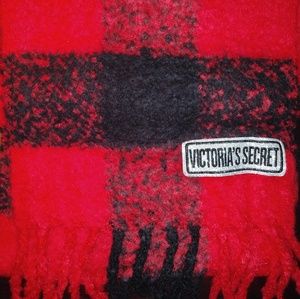 Victoria's Secret Red/Black Scarf